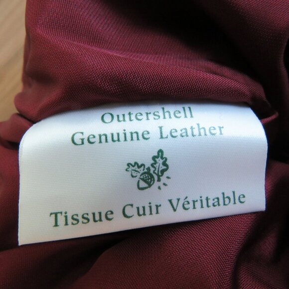 VINTAGE DANIER Deadstock Maroon Leather Suede High Waisted Shorts - Size 4 NWT - Picture 14 of 15